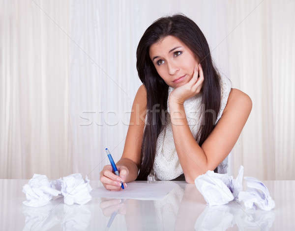Difficulties finding the right words Stock photo © AndreyPopov