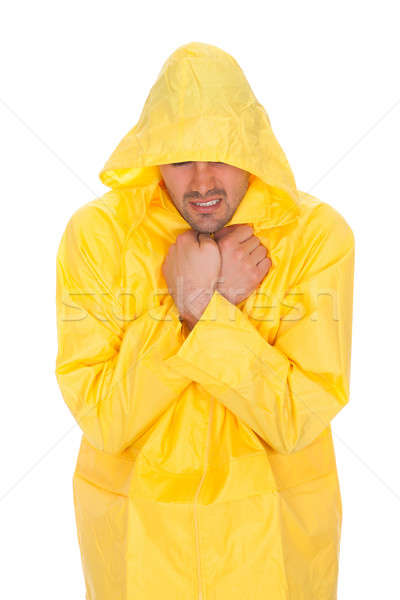 Man Wearing Raincoat Stock photo © AndreyPopov