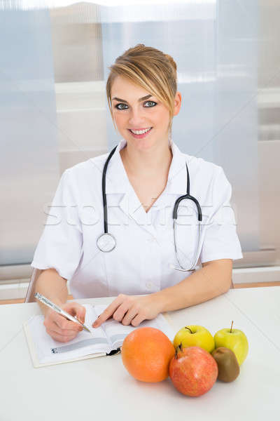 Stock photo: Female Dietician In Clinic