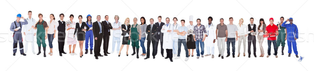 Stock photo: Full Length Of People With Different Occupations