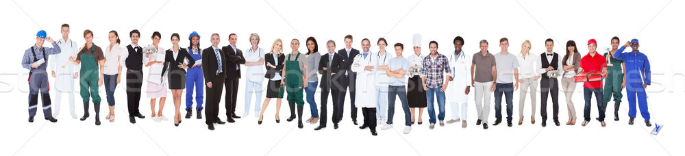 Full Length Of People With Different Occupations Stock photo © AndreyPopov