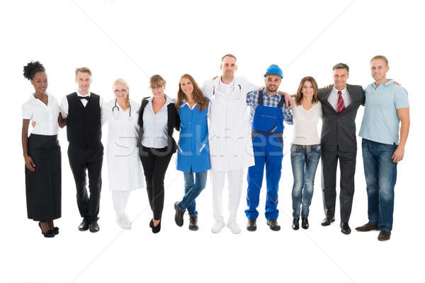 People With Various Occupations Standing Together Stock photo © AndreyPopov