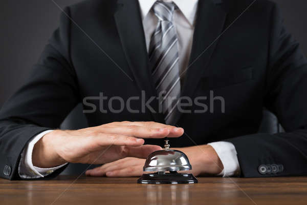 Businessperson Using Service Bell Stock photo © AndreyPopov