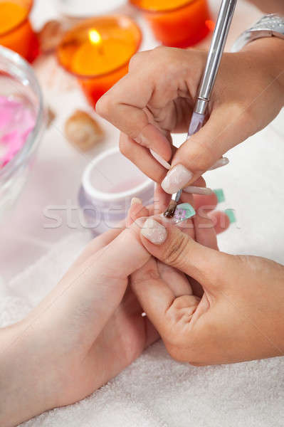 [[stock_photo]]: Gel · professionnels · coup