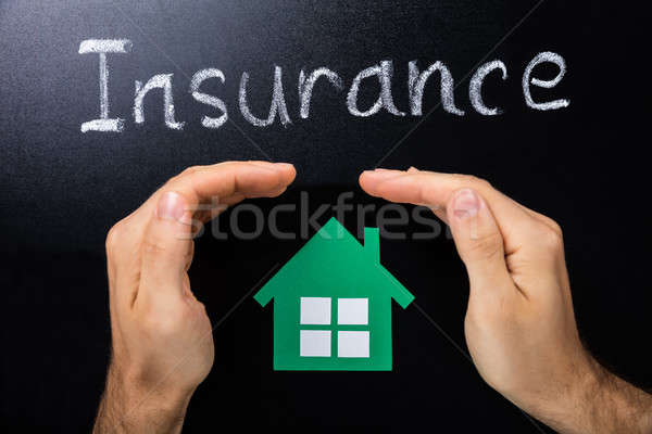 Insurance Concept On Blackboard Stock photo © AndreyPopov