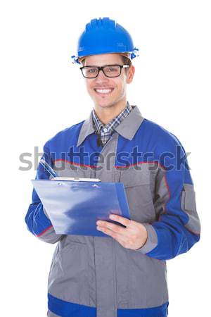 Mechanic Holding Ratchet Stock photo © AndreyPopov