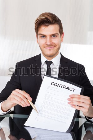 Employment interview and application form Stock photo © AndreyPopov