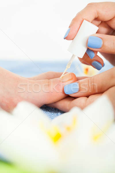 Uñas de los pies vista salón de belleza Foto stock © AndreyPopov