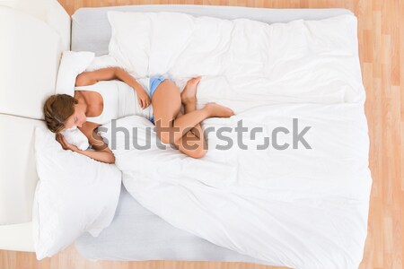 Woman Suffering From Stomach Pain Stock photo © AndreyPopov