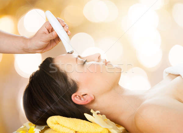 Woman Undergoes Microdermabrasion Therapy Stock photo © AndreyPopov