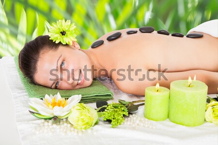 Young Woman Relaxing In Spa Stock photo © AndreyPopov