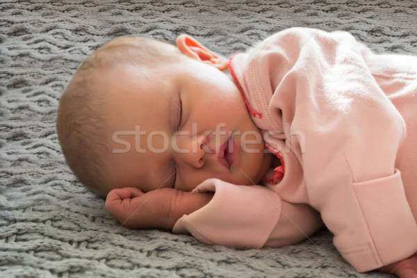 Stock photo: Baby Girl Sleeping