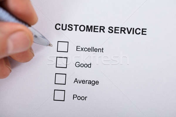 Customer Service Satisfaction Survey Form Stock photo © AndreyPopov