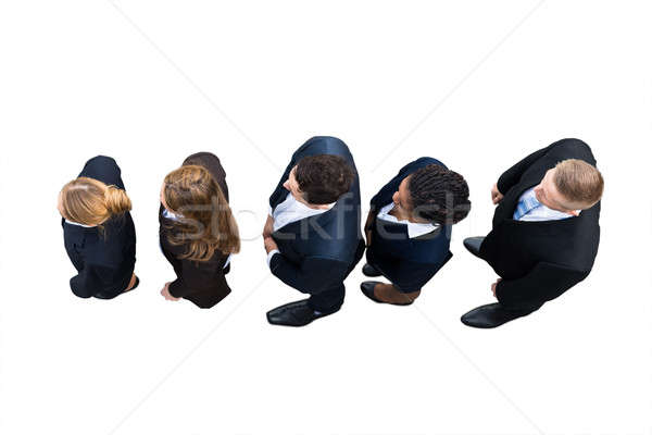 Stock photo: Businesspeople Standing In A Row