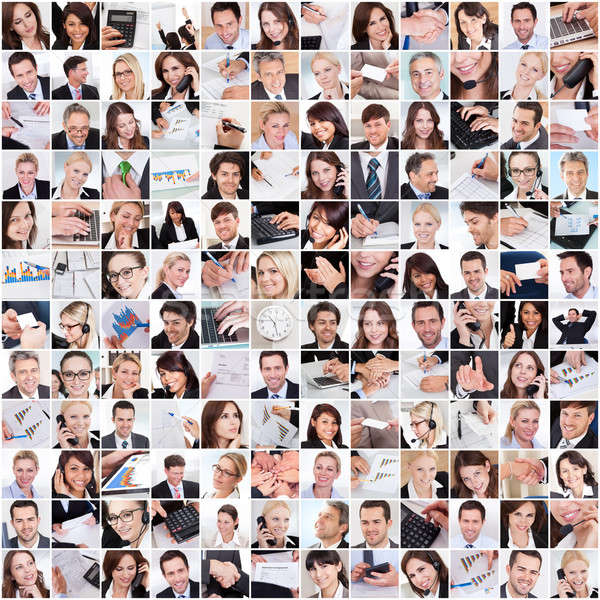 Stock photo: Large set of various business images