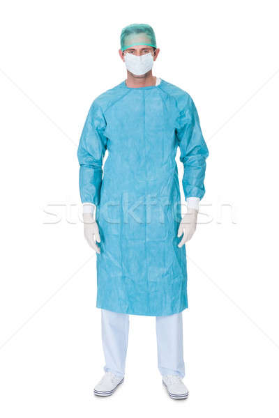 Male surgeon in scrubs uniform Stock photo © AndreyPopov