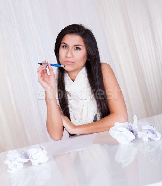 Difficulties finding the right words Stock photo © AndreyPopov