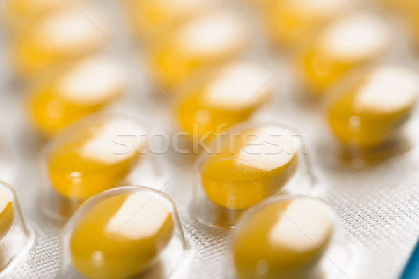 Medicine Pills Packed In Blisters Stock photo © AndreyPopov