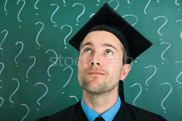 Portrait Of University Student Looking Up Stock photo © AndreyPopov