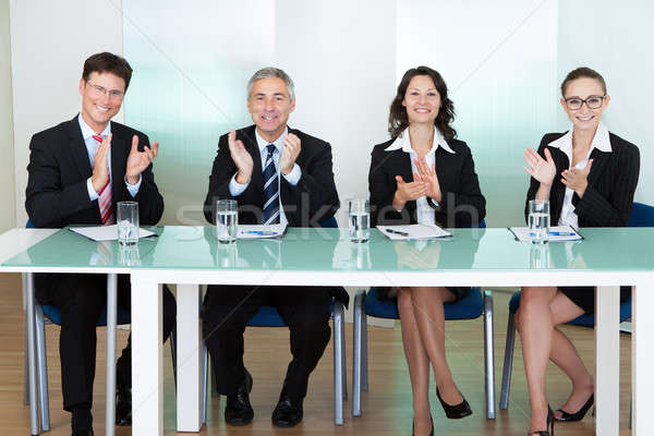 Gruppe Beschäftigung Rekrutierung Corporate professionelle Hand Stock foto © AndreyPopov