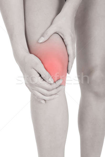 Woman having leg injury Stock photo © AndreyPopov