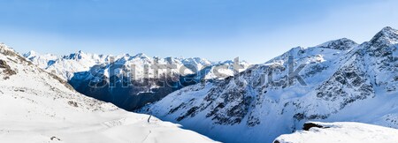 Stok fotoğraf: Alpine · dağlar · alpler · doğa · kar · buz