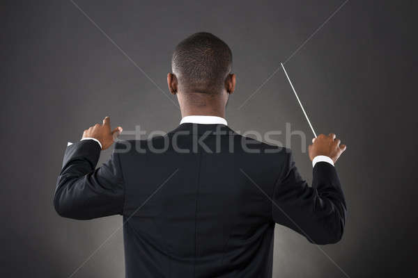 Conductor Directing With His Baton Stock photo © AndreyPopov