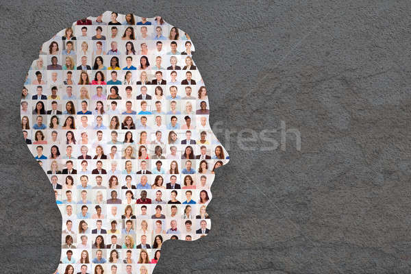 People Collage Concept Stock photo © AndreyPopov