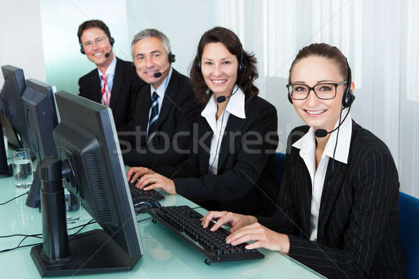 Call centre operators Stock photo © AndreyPopov