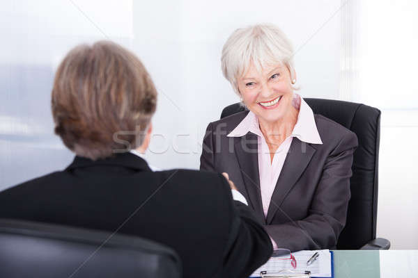 Businessman And Businesswoman In Meeting Stock photo © AndreyPopov