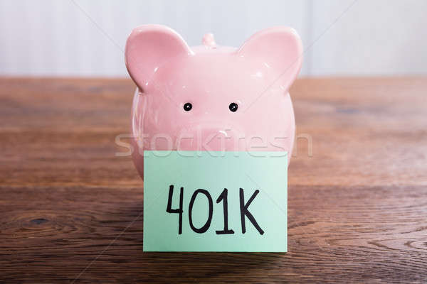 Piggy Bank For 401k Savings Stock photo © AndreyPopov