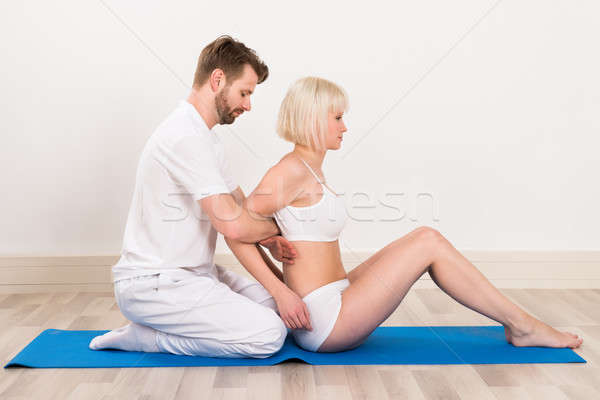 Women At Physio Therapy Session Stock photo © AndreyPopov