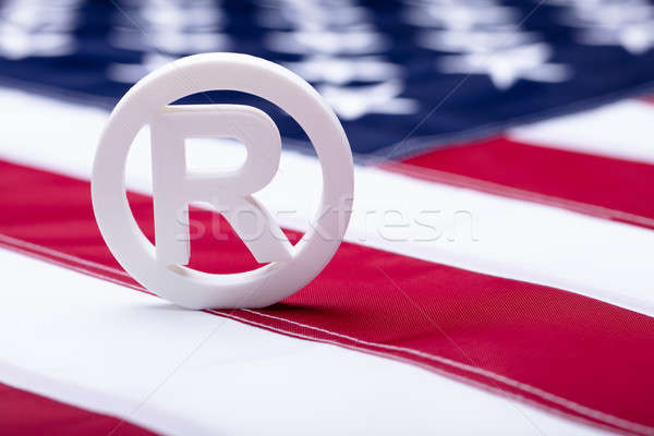 White Registered Trademark Sign Stock photo © AndreyPopov