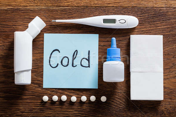 Medication On Cold Concept Stock photo © AndreyPopov