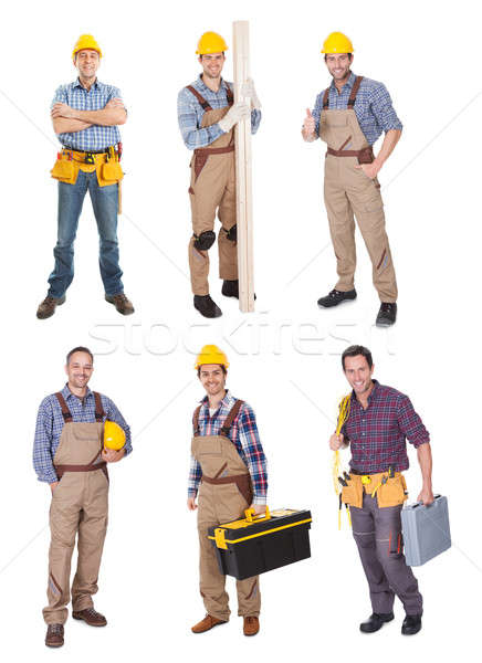 Industrial construction workers Stock photo © AndreyPopov