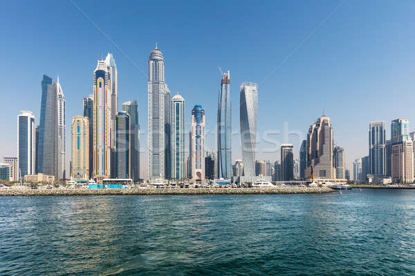 Skyscrapers In Dubai Marina Stock photo © AndreyPopov