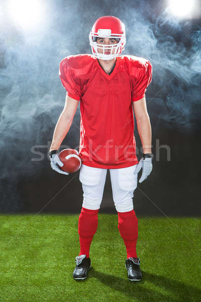Portrait Of Confident American Football Player On Field Stock photo © AndreyPopov