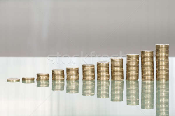 Munten bureau foto business Stockfoto © AndreyPopov