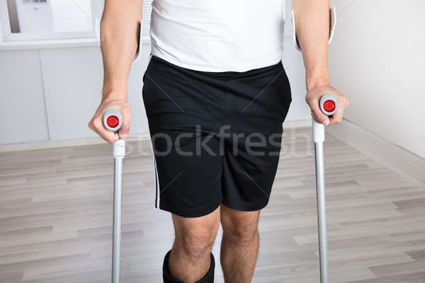 Mid Section View Of A Disabled Person Stock photo © AndreyPopov