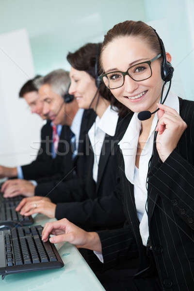 Call centre operators Stock photo © AndreyPopov