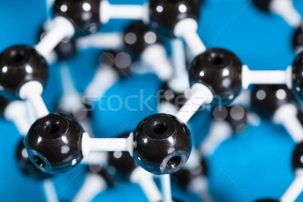 модель графит молекулярный структуры зеленый Сток-фото © AndreyPopov