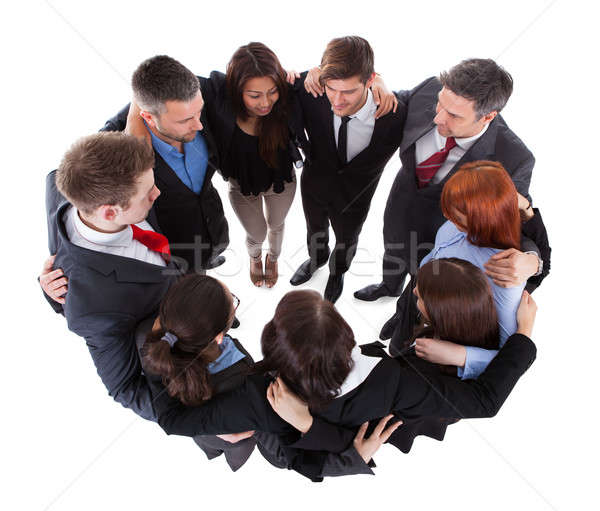 Business people standing in circle Stock photo © AndreyPopov