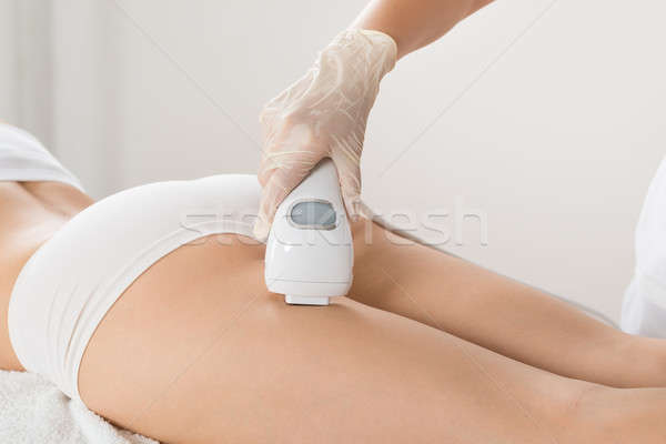 Woman Receiving Laser Hair Removal Treatment Stock photo © AndreyPopov