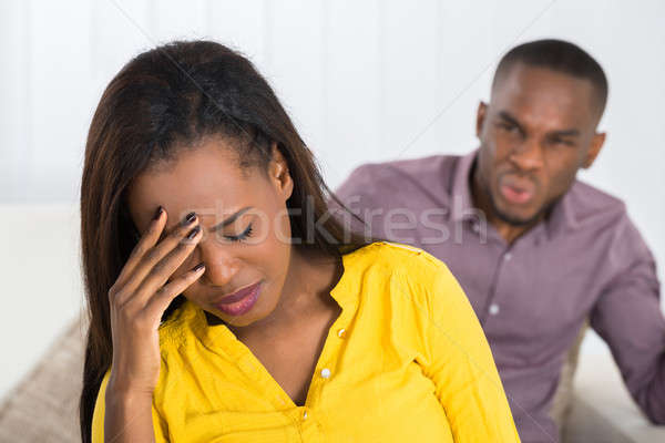 Stock photo: Man Having Argument With Woman