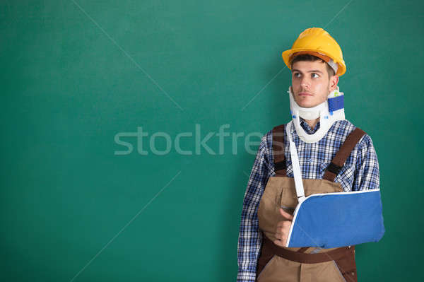 Handyman With Fractured Hand Stock photo © AndreyPopov