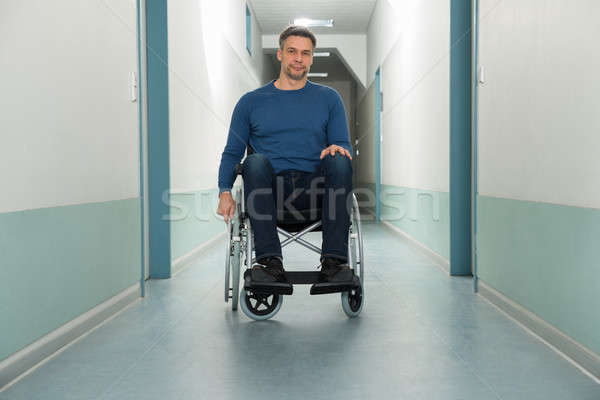 Portrait Of A Disabled Man Stock photo © AndreyPopov