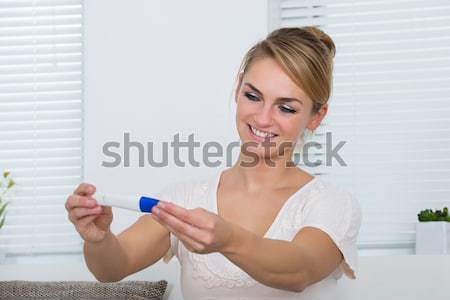 Young woman offering to shake hands Stock photo © AndreyPopov