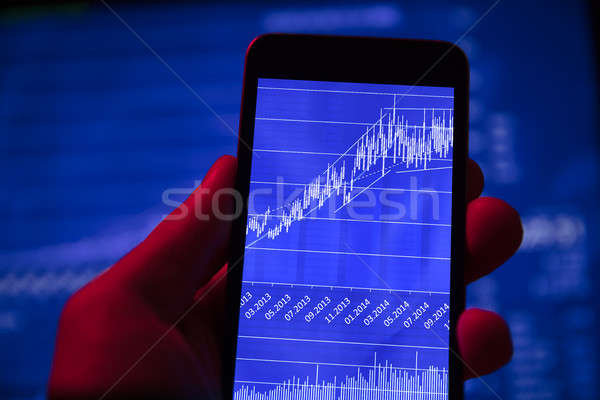 Personne smartphone personnes main stock graphiques [[stock_photo]] © AndreyPopov