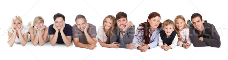 Happy young people Stock photo © AndreyPopov