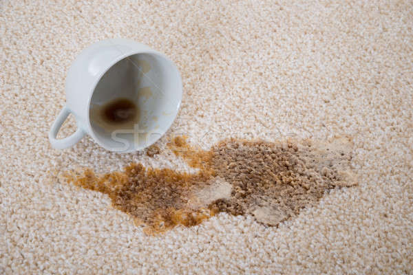 Coffee Spilling On Carpet Stock photo © AndreyPopov